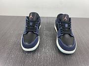 Air Jordan 1 Low Navy Black Snakeskin FJ5478-010 - 5